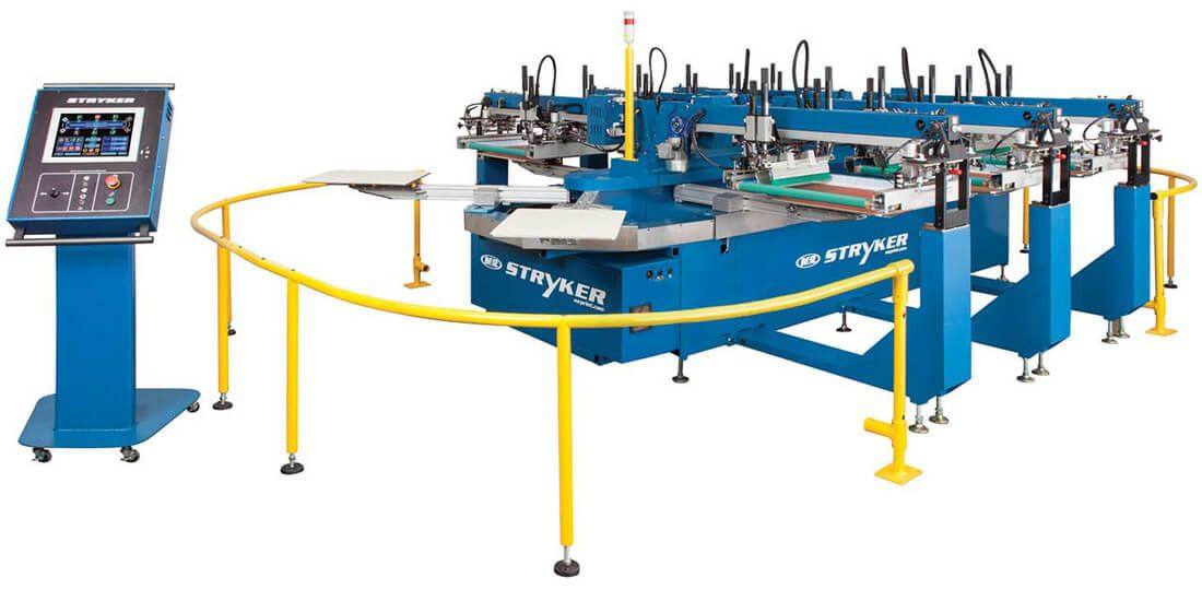 M&R Stryker Automatic Oval Screen Printing Press