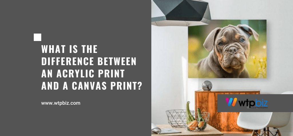 Difference between an Acrylic Print and a Canvas Print