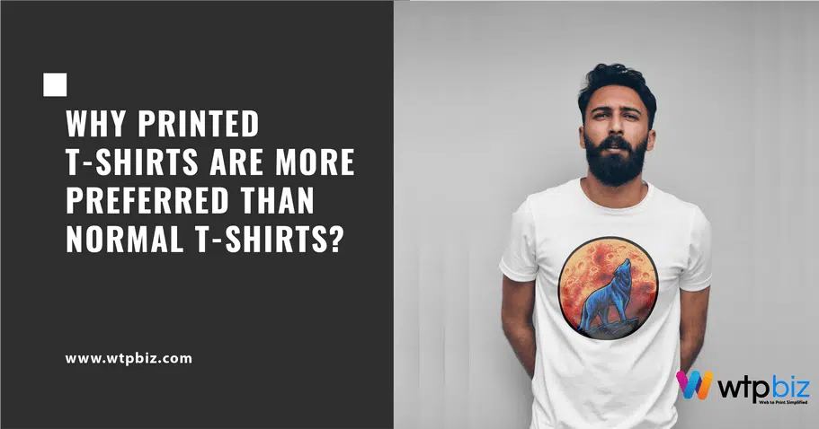 normal t-shirts vs printed t-shirts