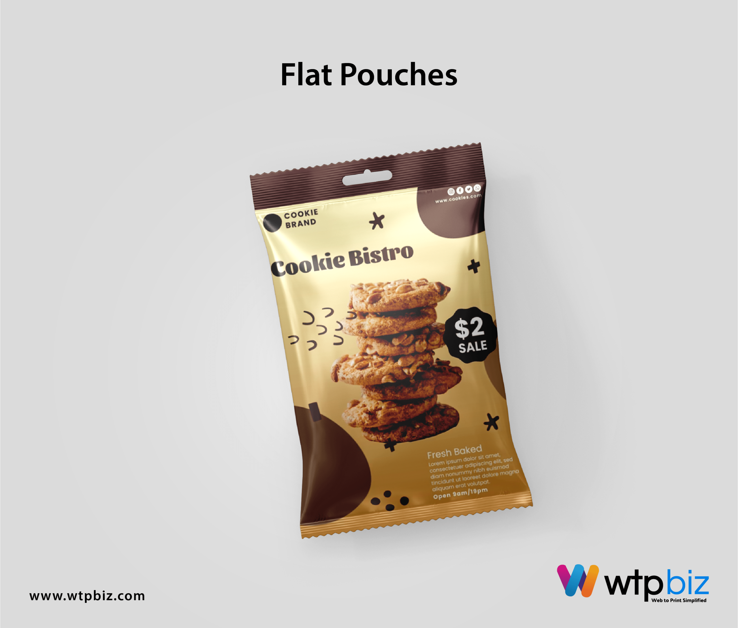 Flat pouches